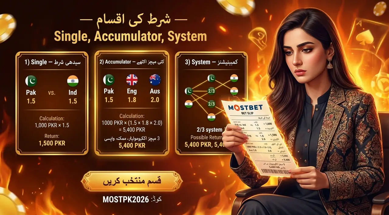 How to place a bet at Mostbet